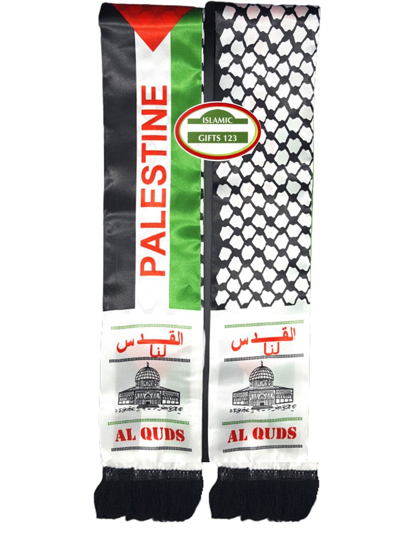 Palestine Flag Scarf Al QUDS Keffiyeh Palestinian scarf
