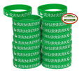 Ramadan Mubarak Green Wristbands Favors