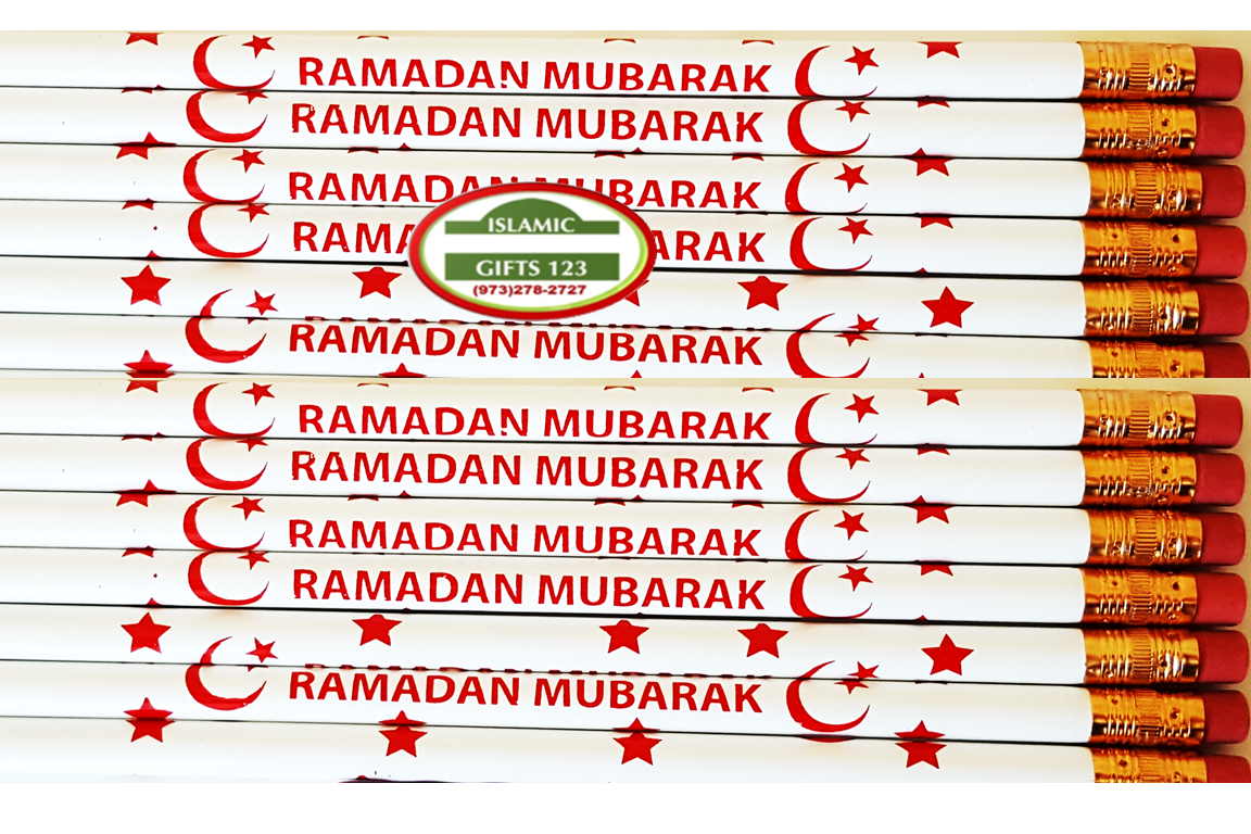 Ramadan Mubarak Pencils 100 Ramadan Favors