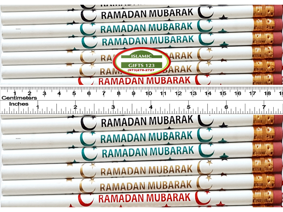 Ramadan Mubarak Pencils 100 Ramadan Favors