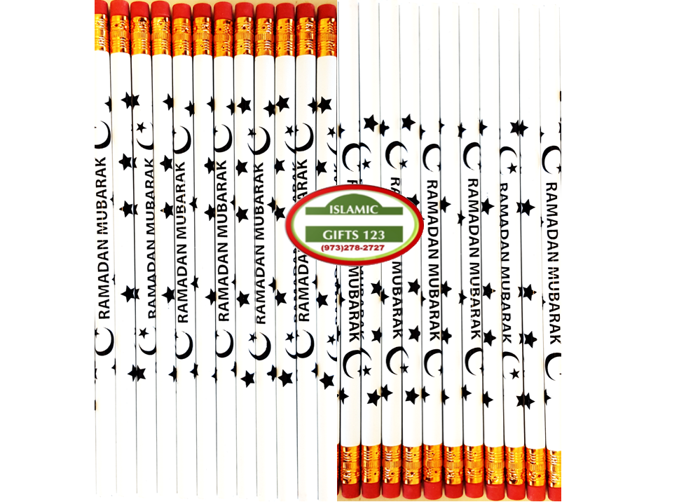 Buy Ramadan Mubarak Pencils 1000 Bulk