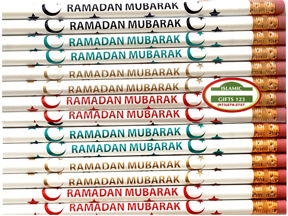 Ramadan Mubarak Pencils Ramadan Favors BULK