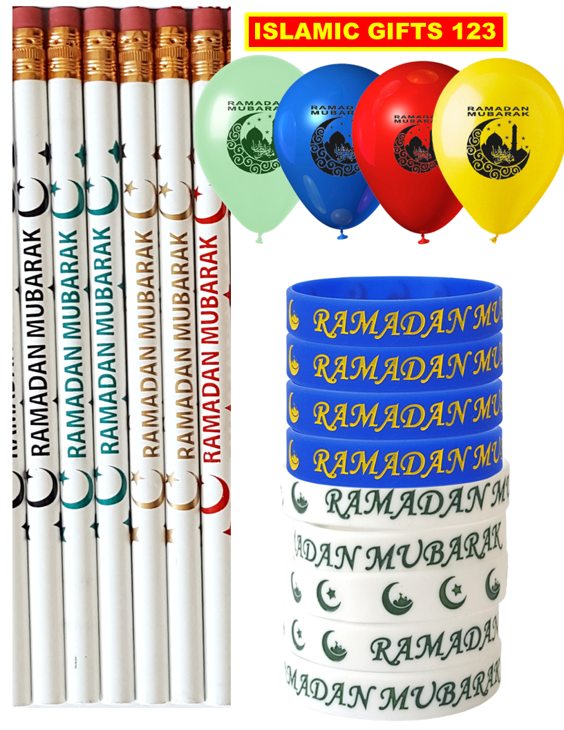 Ramadan Party Favors 172 PCS Set with Balloons – Perfect for Ramadan Celebrations