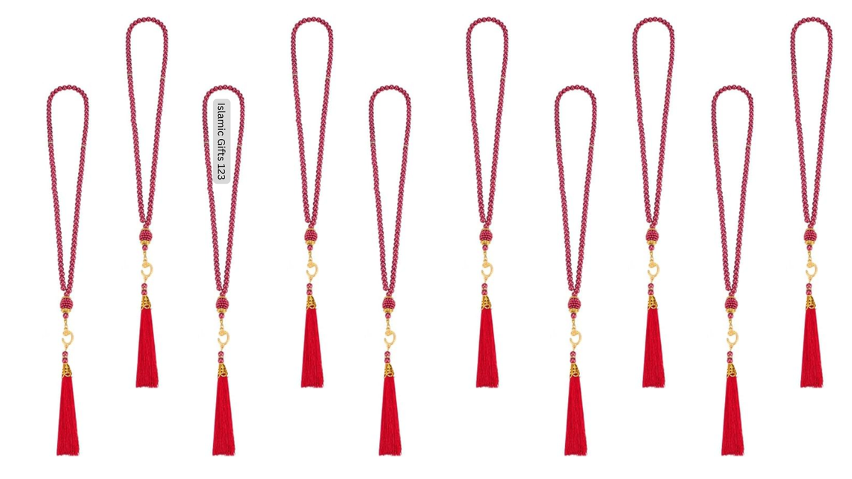 Prayer Beads 10-Pack-Acryl Tasbeeh Misbaha Ramadan Gift