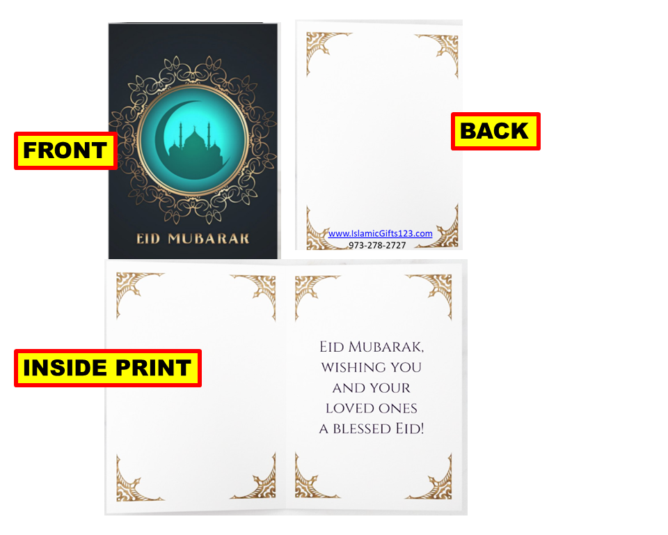 Eid Mubarak Greeting Cards-Beautiful Cards for Eid Celebrations