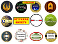 Ramadan Mubarak Stickers 1 Inch Ramadan Gifts