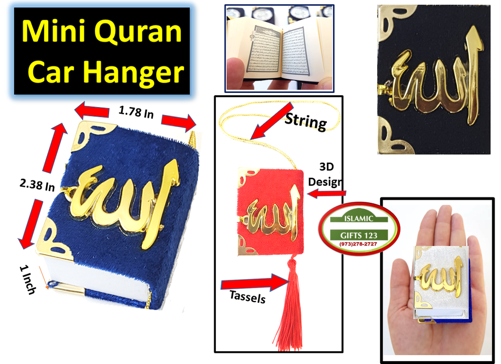 Mini Quran in Velvet Bag – Islamic Wedding & Party Favors Lot