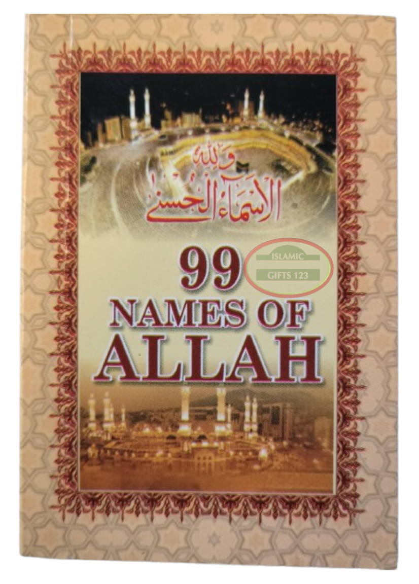 99 Names of Allah-100 Names of Allah Pocket Size Asma'ul Husna Arabic & English