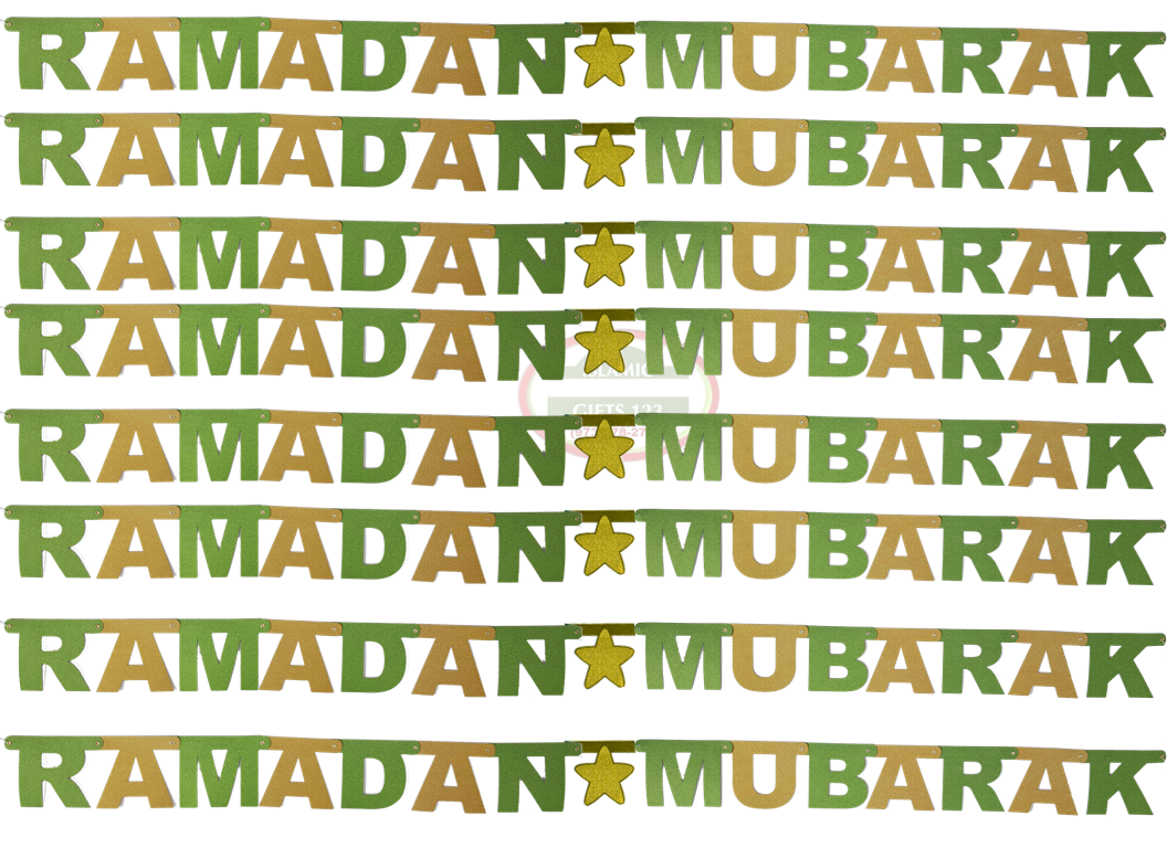 Ramadan Mubarak Banner Ramadan Decoration 48+