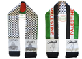 Palestine Flag Map Scarf – Authentic Palestinian Scarf Design