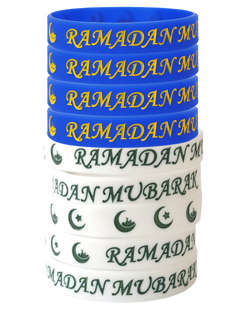 Ramadan Mubarak wristbands Ramadan Favors