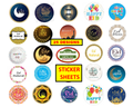 EID Stickers 2000-(1 Inch) Eid Mubarak