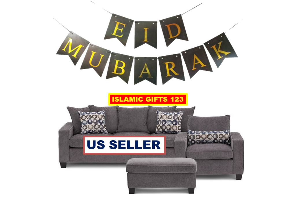 EID MUBARAK Letters Banners w/strings