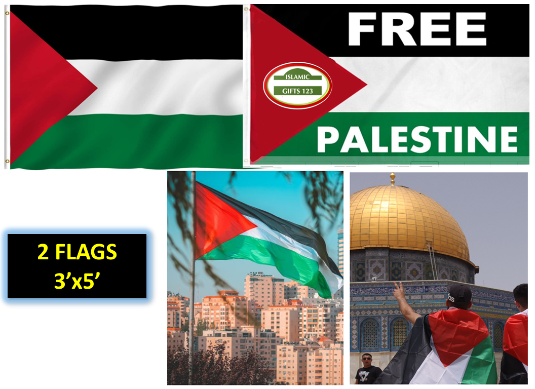 Free Palestine Flag – Large 3x5 Palestine Flag – Show Your Support