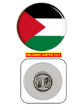 Palestine Flag Lapel Round Palestinian Pins