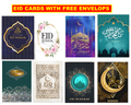 Eid Mubarak Greeting Cards-Beautiful Cards for Eid Celebrations