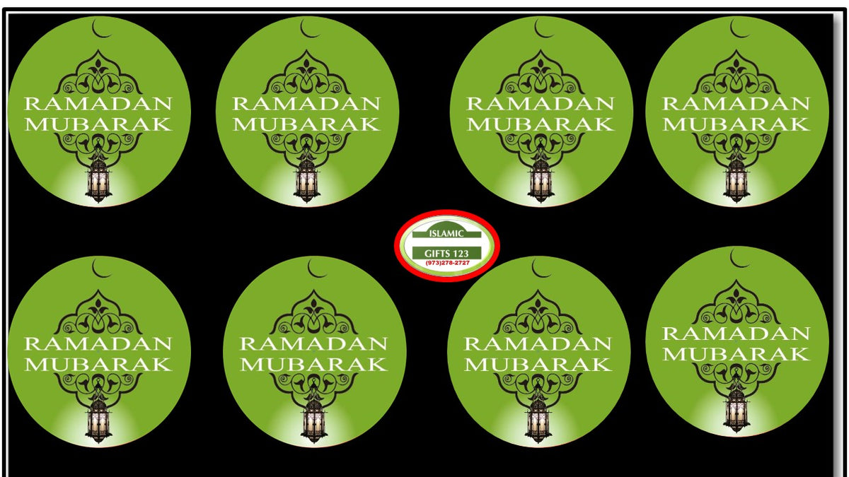Ramadan 36 Piece Favors with Buttons