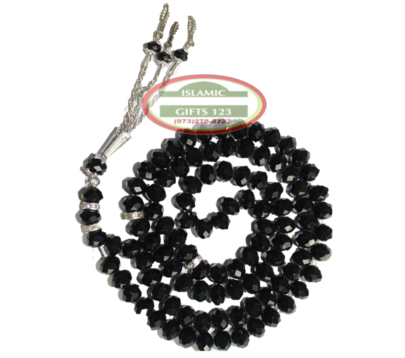 Crystal Prayer beads (24)Tasbih 8mm Muslim Prayer Beads Ramadan Gift